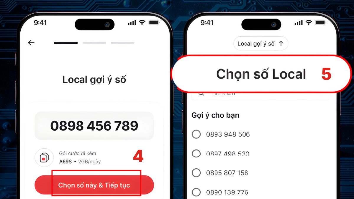 đăng ký sim local