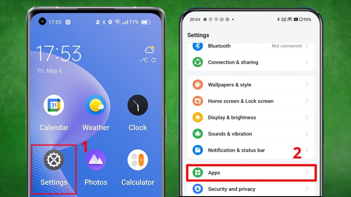 tạp chí khóa màn hình realme