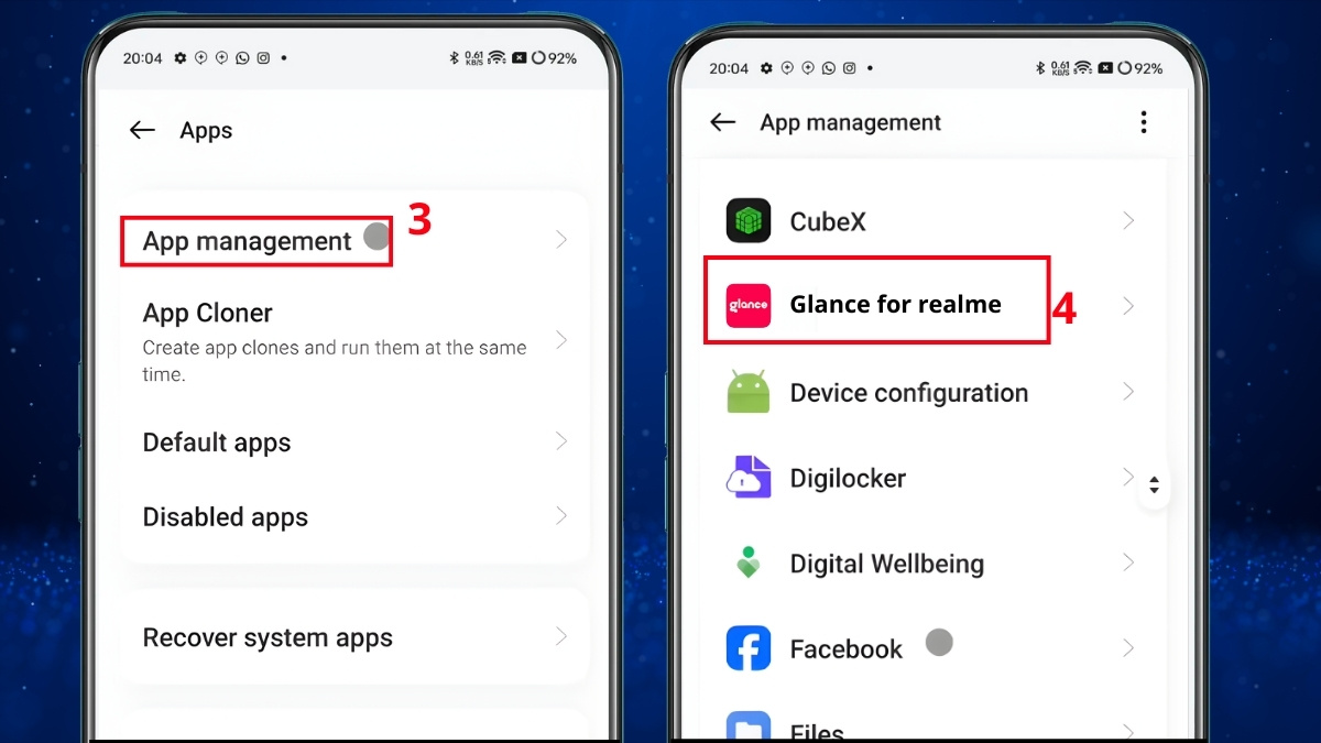 lockscreen magazine realme