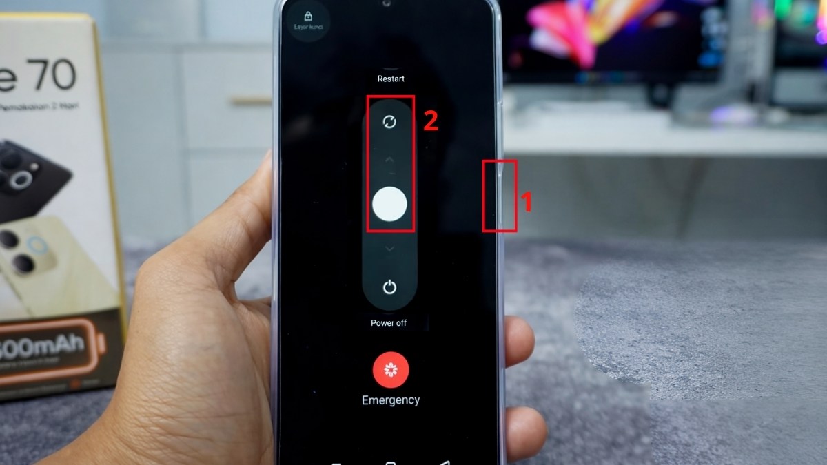 tạp chí màn hình khóa realme hiển thị