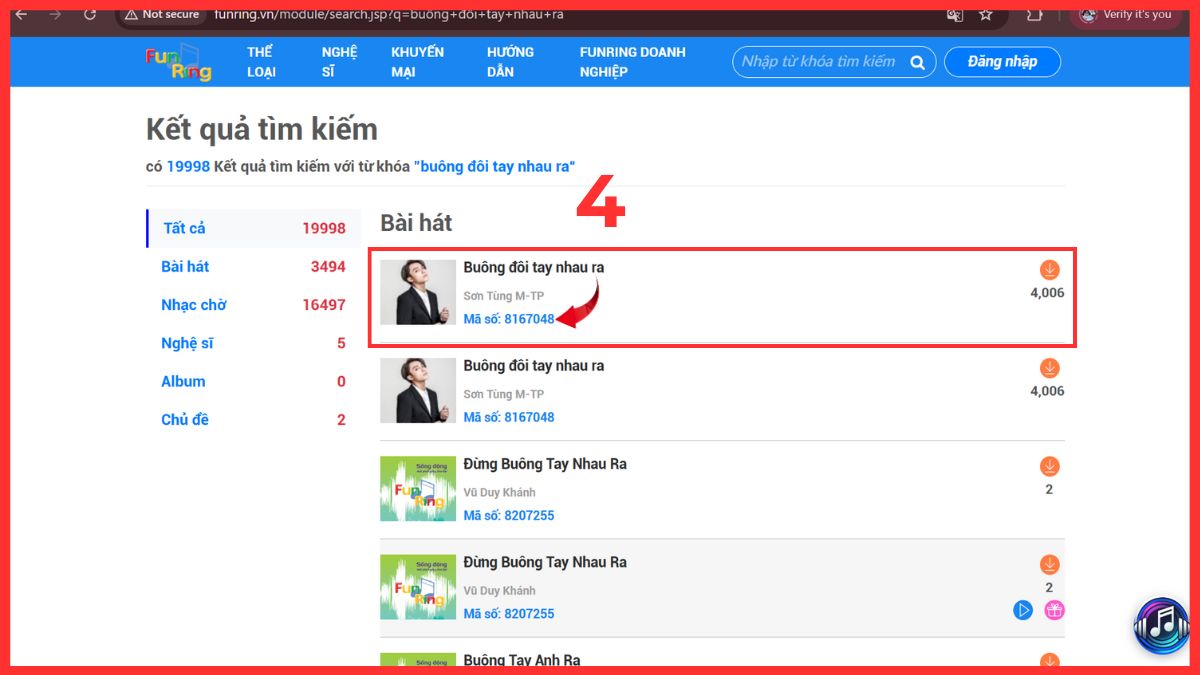 tìm bài hát nhạc chờ Mobi