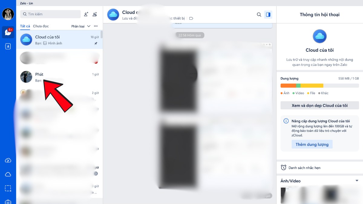 tắt tính năng tin nhắn tự xóa trên Zalo