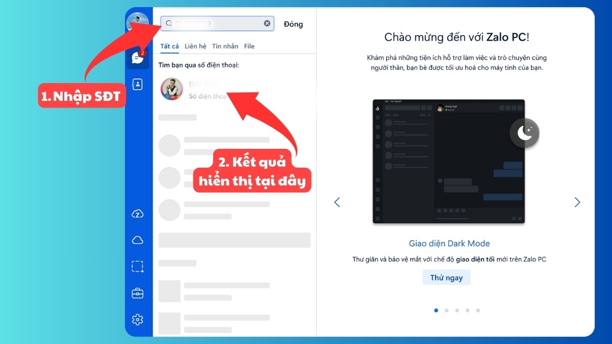 tra cứu cuộc gọi đến zalo