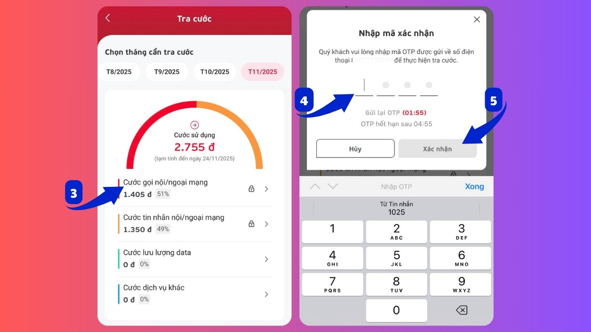 tra cứu lịch sử cuộc gọi đến nhà mạng
