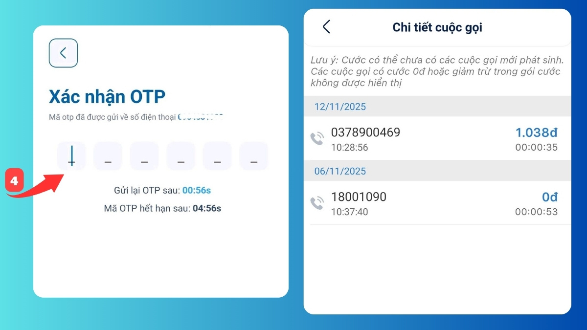 tra cứu lịch sử cuộc gọi đến nhà mạng mobifone