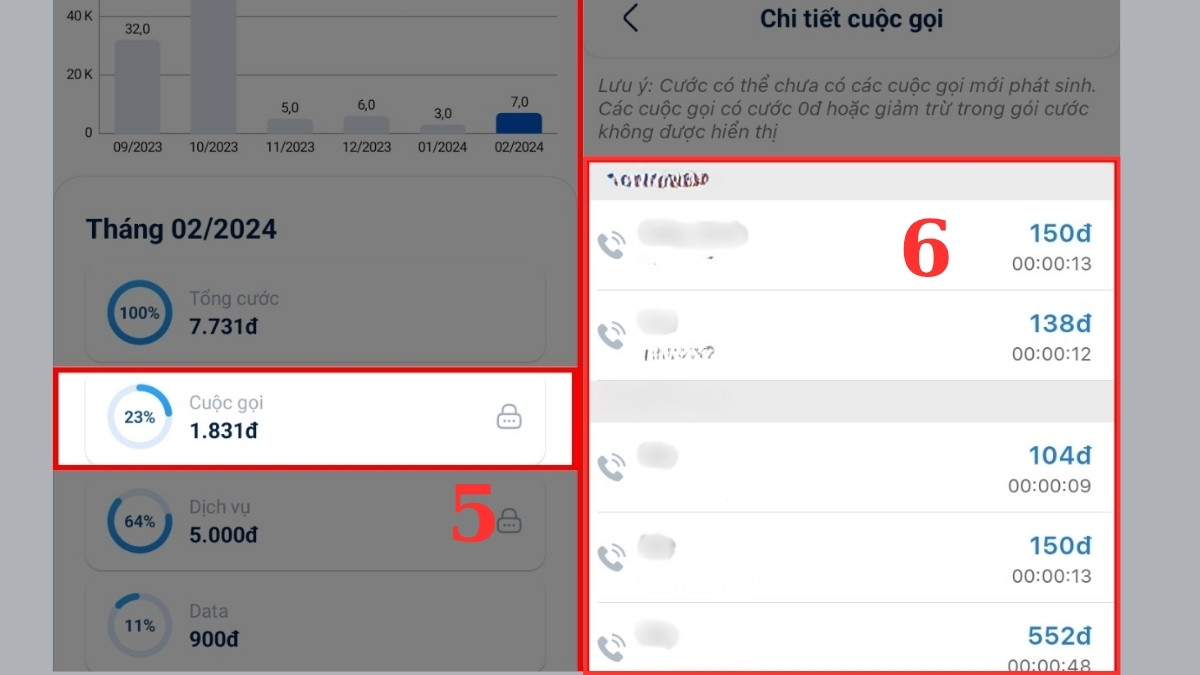 kiểm tra  lịch sử cuộc gọi mobifone