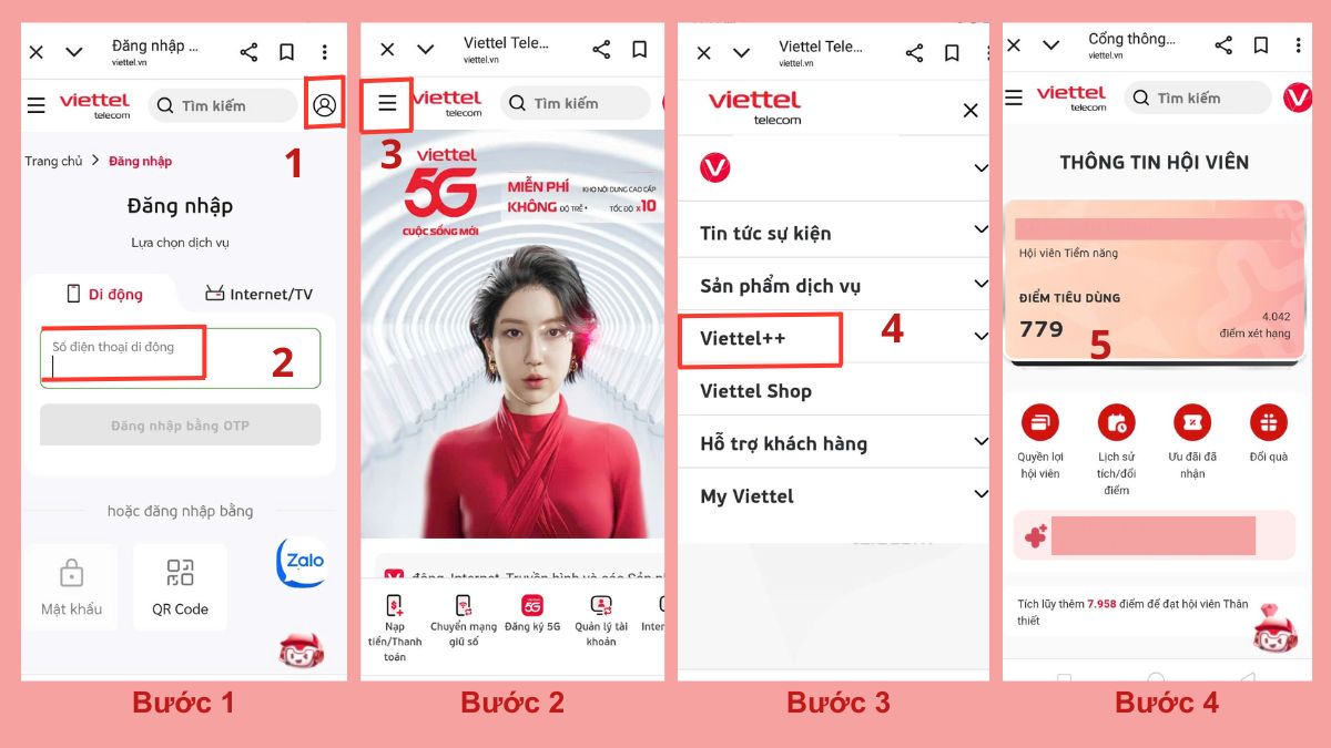 tra cứu điểm Viettel++