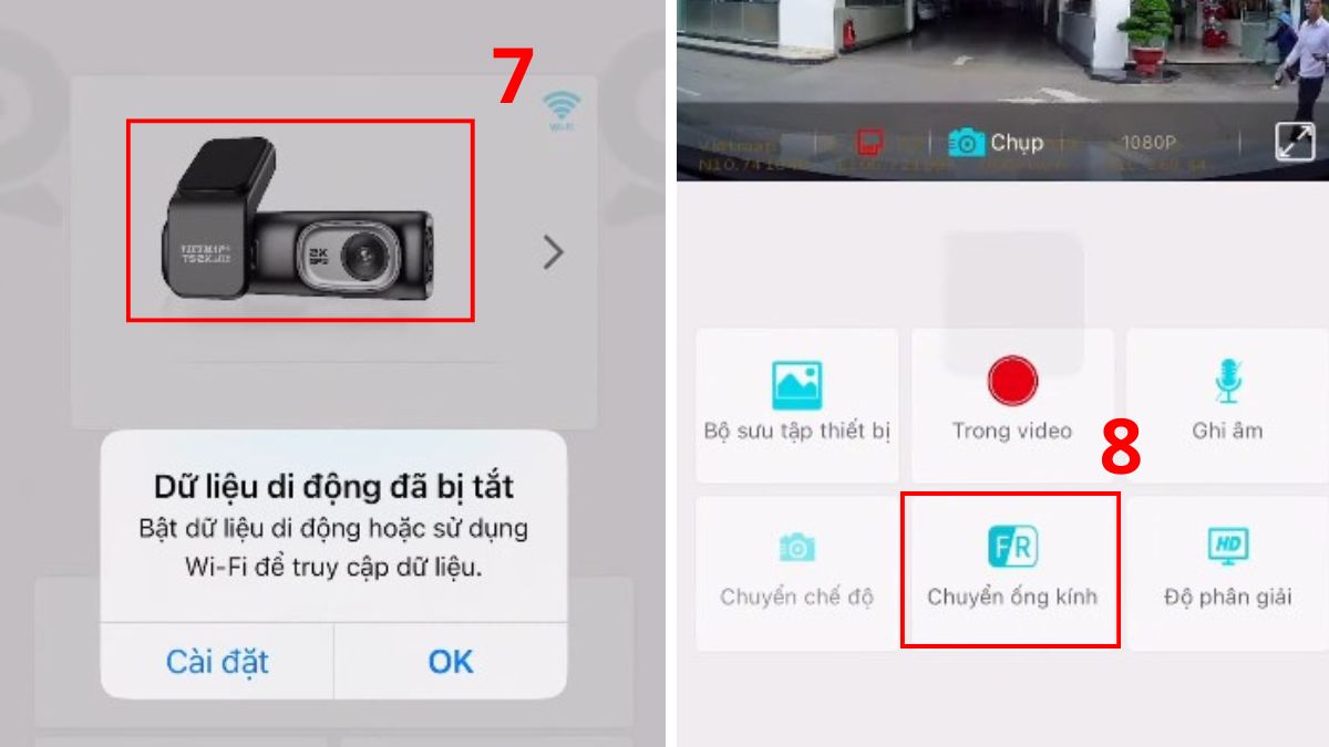 trích xuất camera hành trình xe