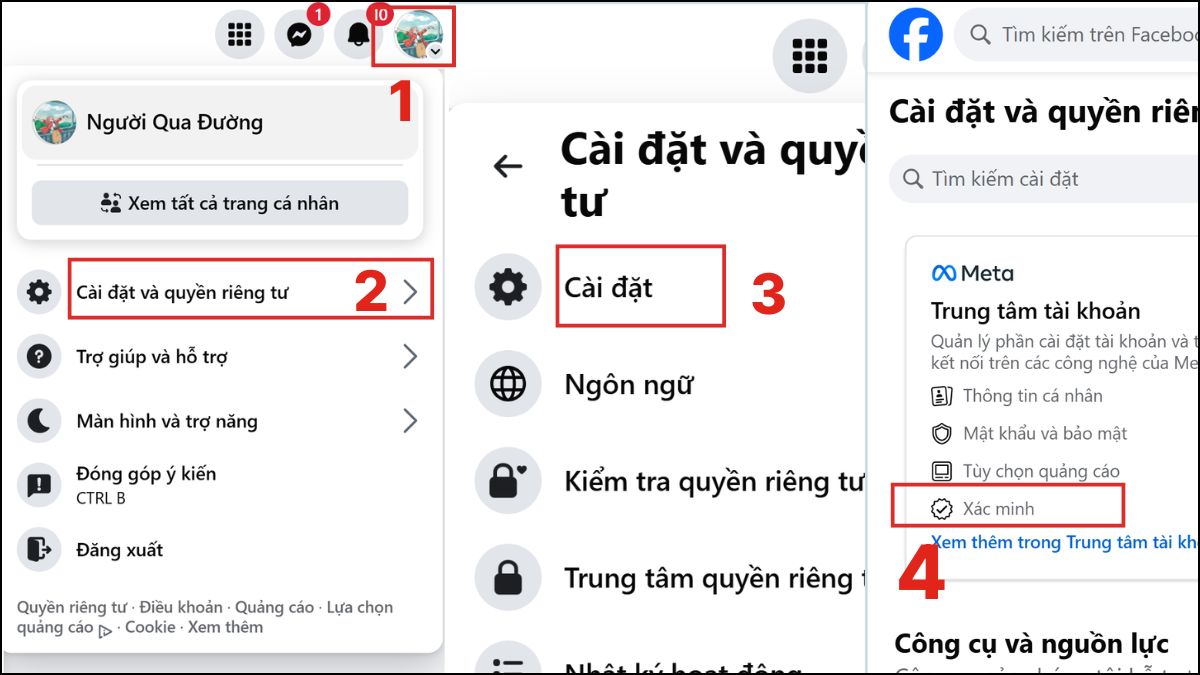 Verify mạng xã hội