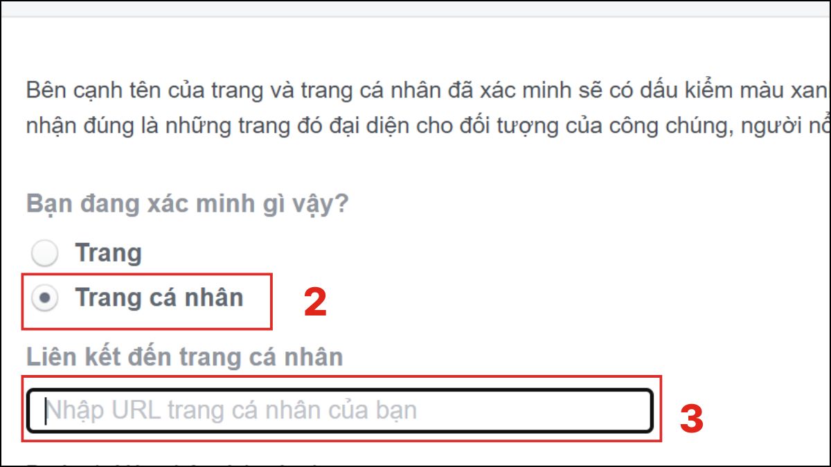 tài khoản xác minh