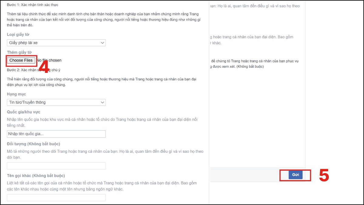 xác minh danh tính