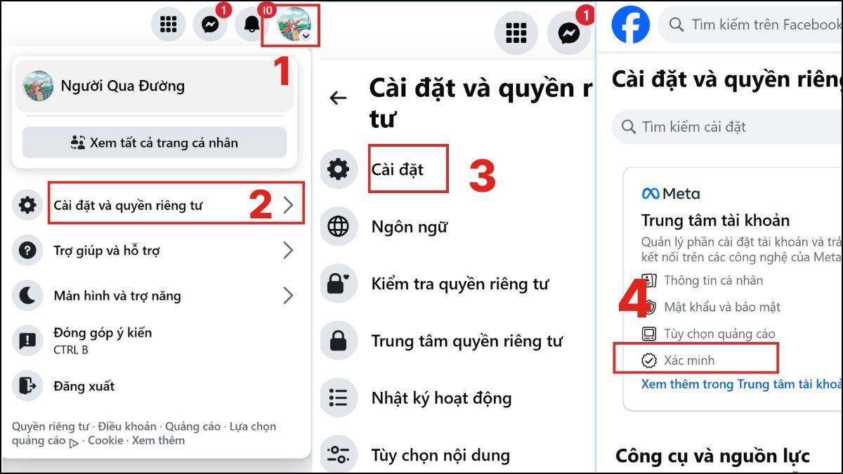 verify 2 yếu tố
