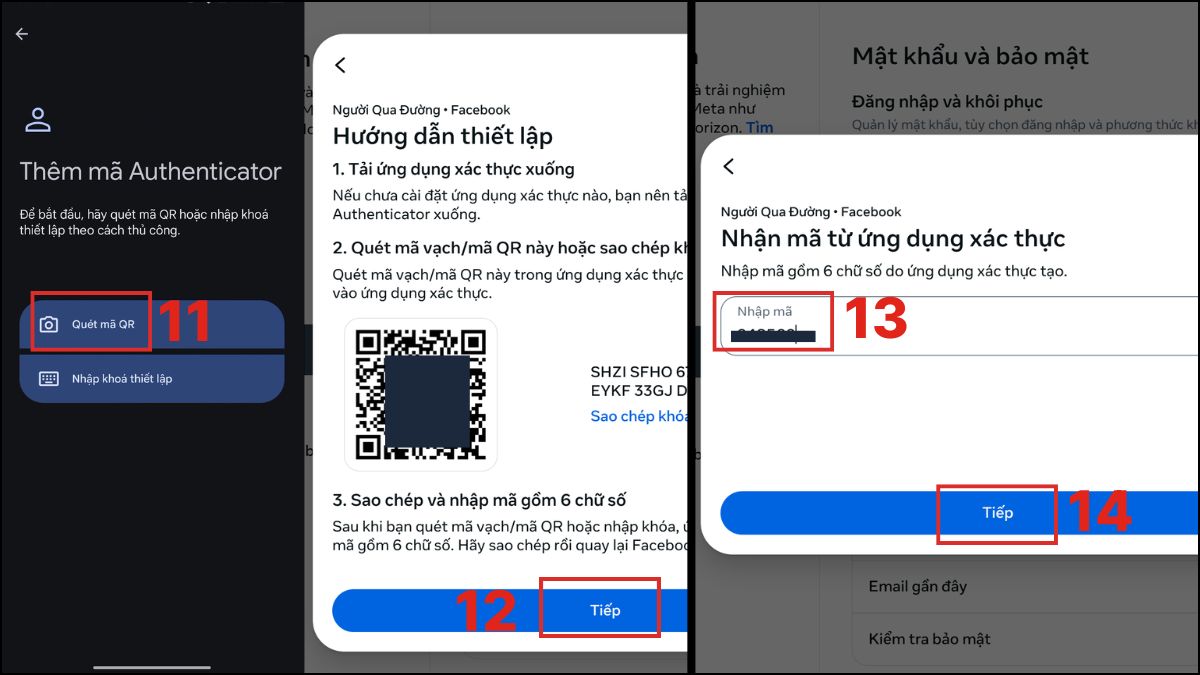 xác minh Google Authenticator