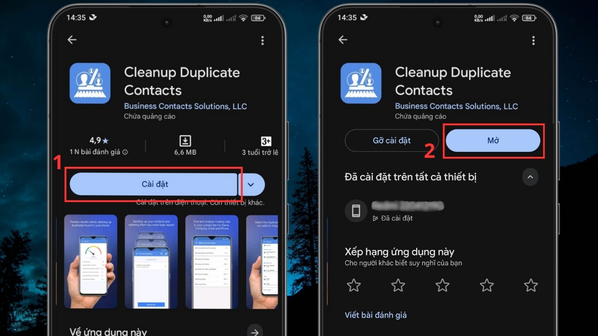 app xóa danh bạ trùng lặp trên realme
