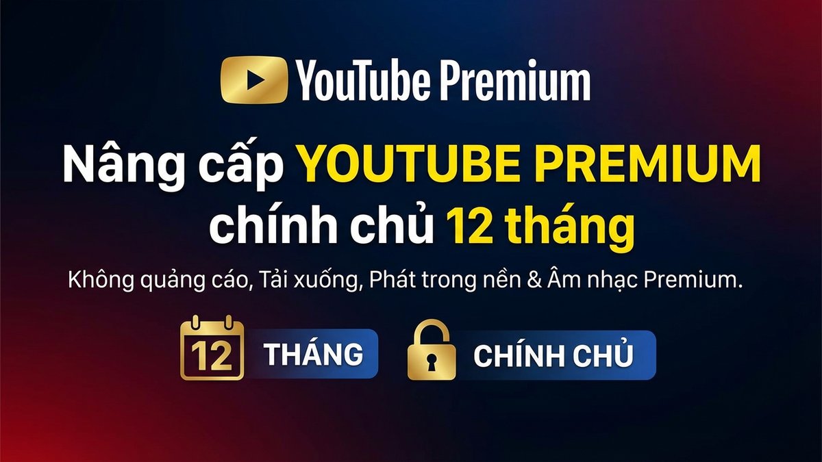Nâng cấp YouTube Premium chính chủ an toàn hơn ứng dụng thay thế YouTube.