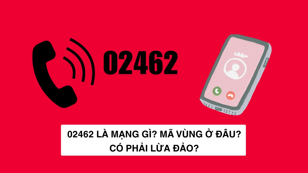 02462 là mạng gì? Mã vùng ở đâu? Có phải lừa đảo?