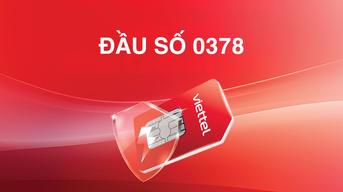Hình ảnh phôi SIM Viettel giúp giải đáp đầu số 0378 là mạng gì