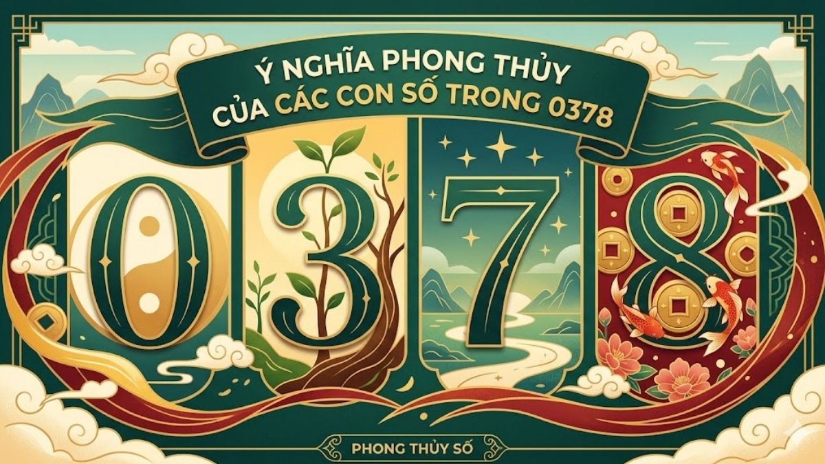 Hình ảnh đồ họa ý nghĩa các con số phong thủy trong đầu số 0378 là mạng gì