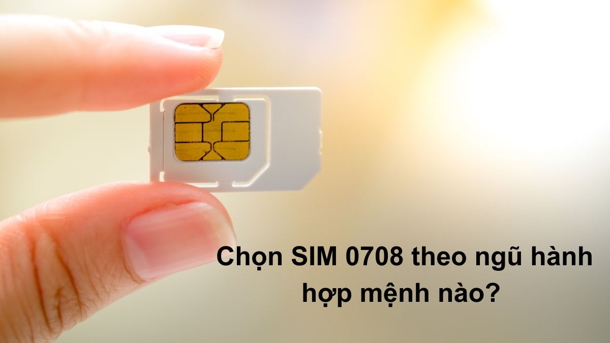 Ba chiếc phôi SIM màu trắng trên tay để giải mã 0708 có ý nghĩa gì