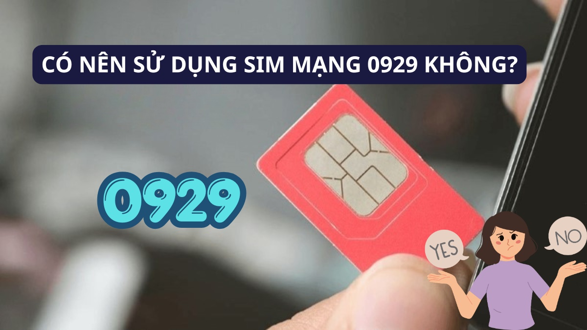 Cầm SIM trên tay cân nhắc lựa chọn khi biết rõ 0929 là mạng nào