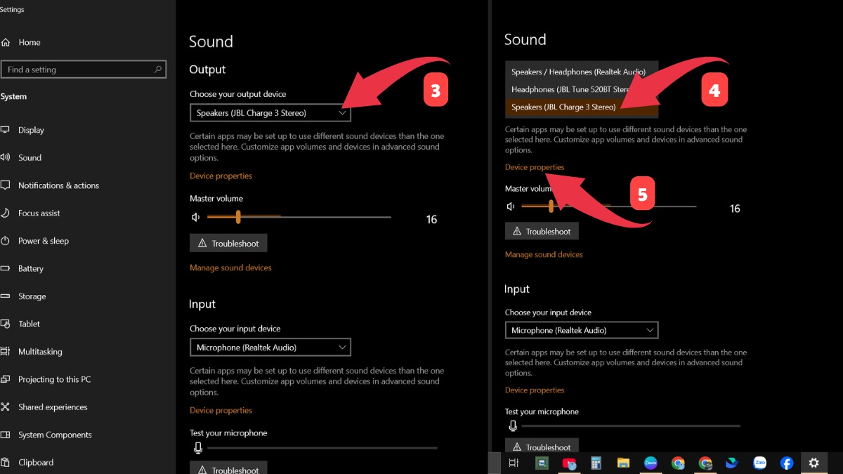 Truy cập Device Properties để kiểm tra lỗi loa bluetooth nghe không đều trên máy tính.