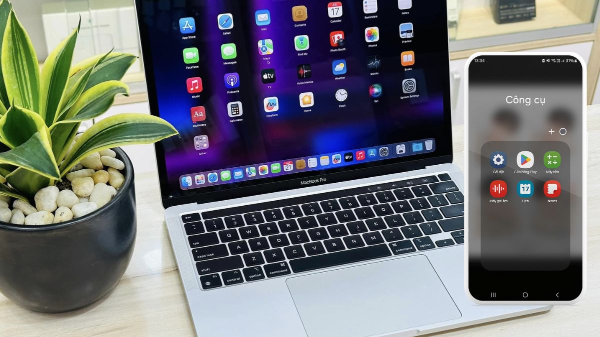 Những lợi ích của việc kết nối điện thoại Android với MacBook trong công việc và học tập.