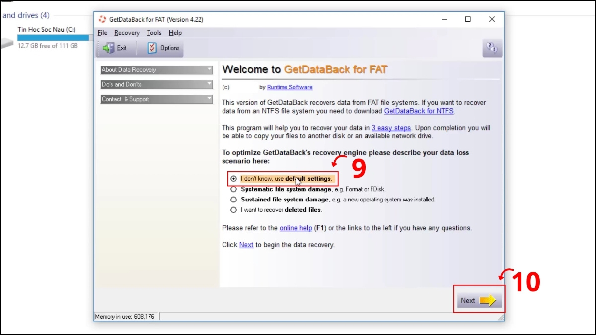 Thiết lập cài đặt mặc định để sửa lỗi không nhận thẻ nhớ trên điện thoại.