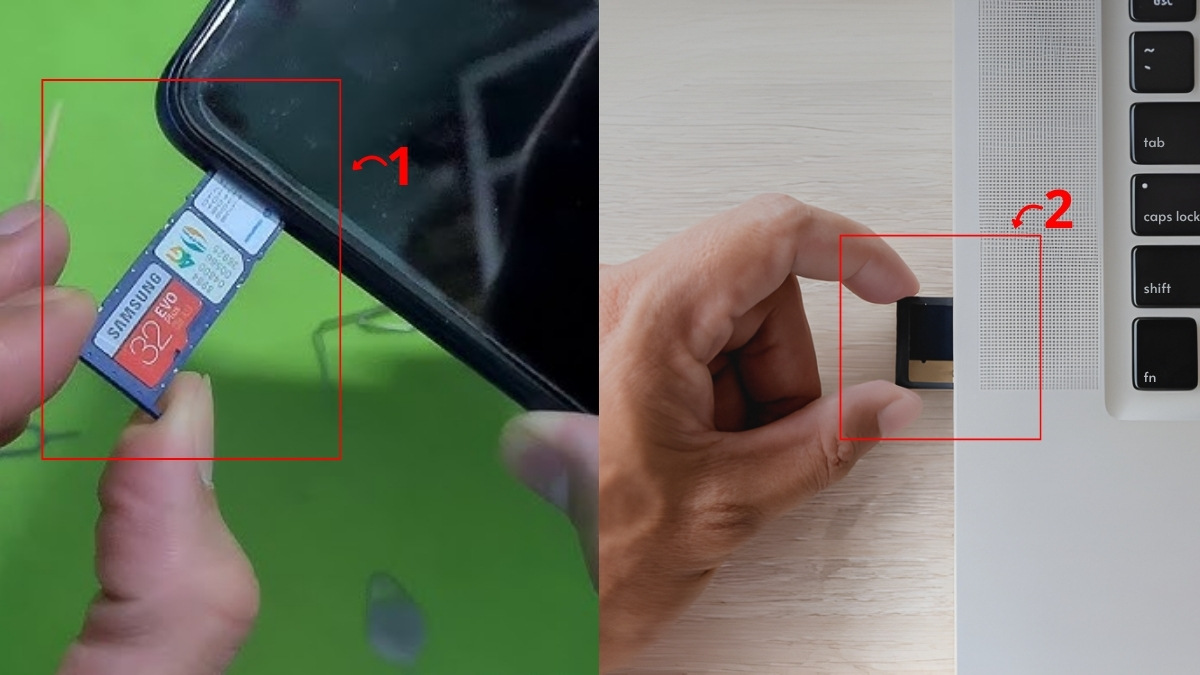 Kiểm tra thẻ nhớ trên thiết bị khác để xác định lỗi thẻ nhớ không nhận.