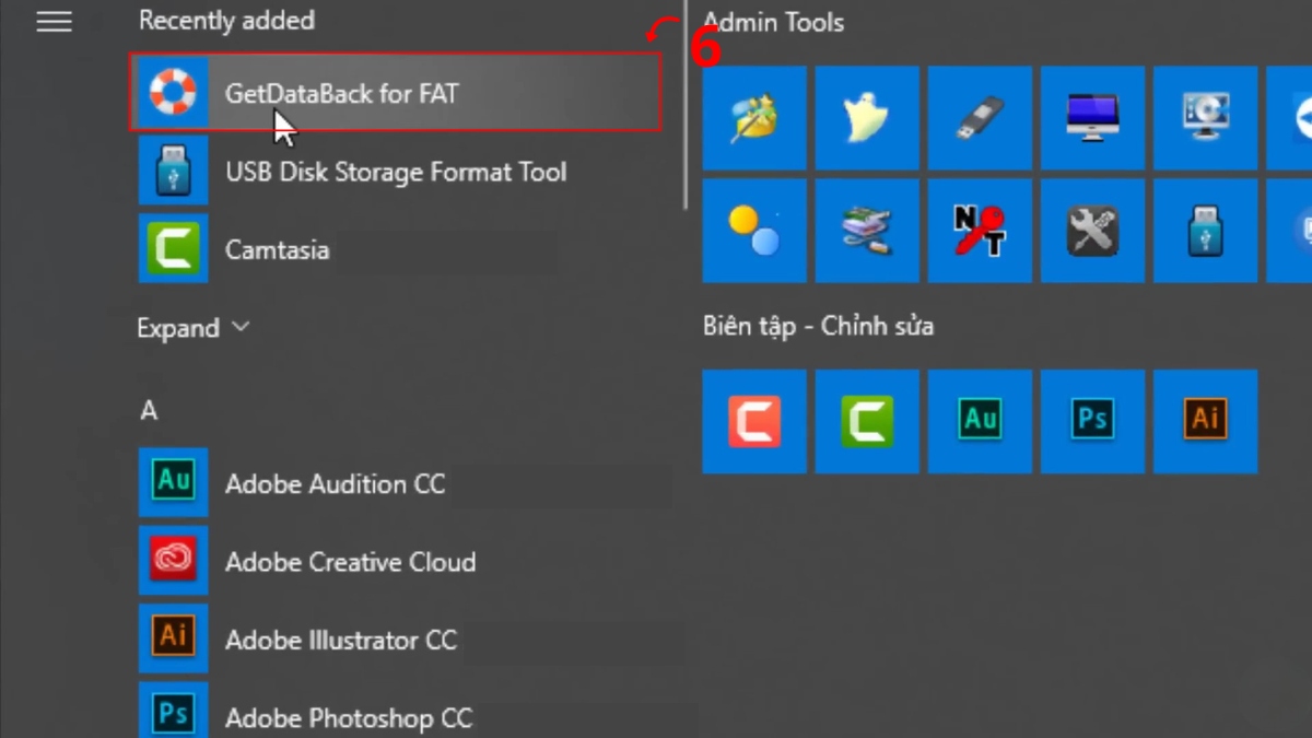 Cách sửa lỗi điện thoại không nhận thẻ nhớ bằng phần mềm GetDataBack for FAT.