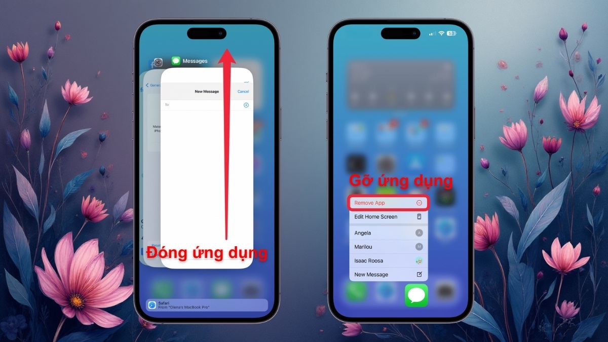 Đóng ứng dụng chạy nền giúp giảm tình trạng bàn phím iphone bị chậm