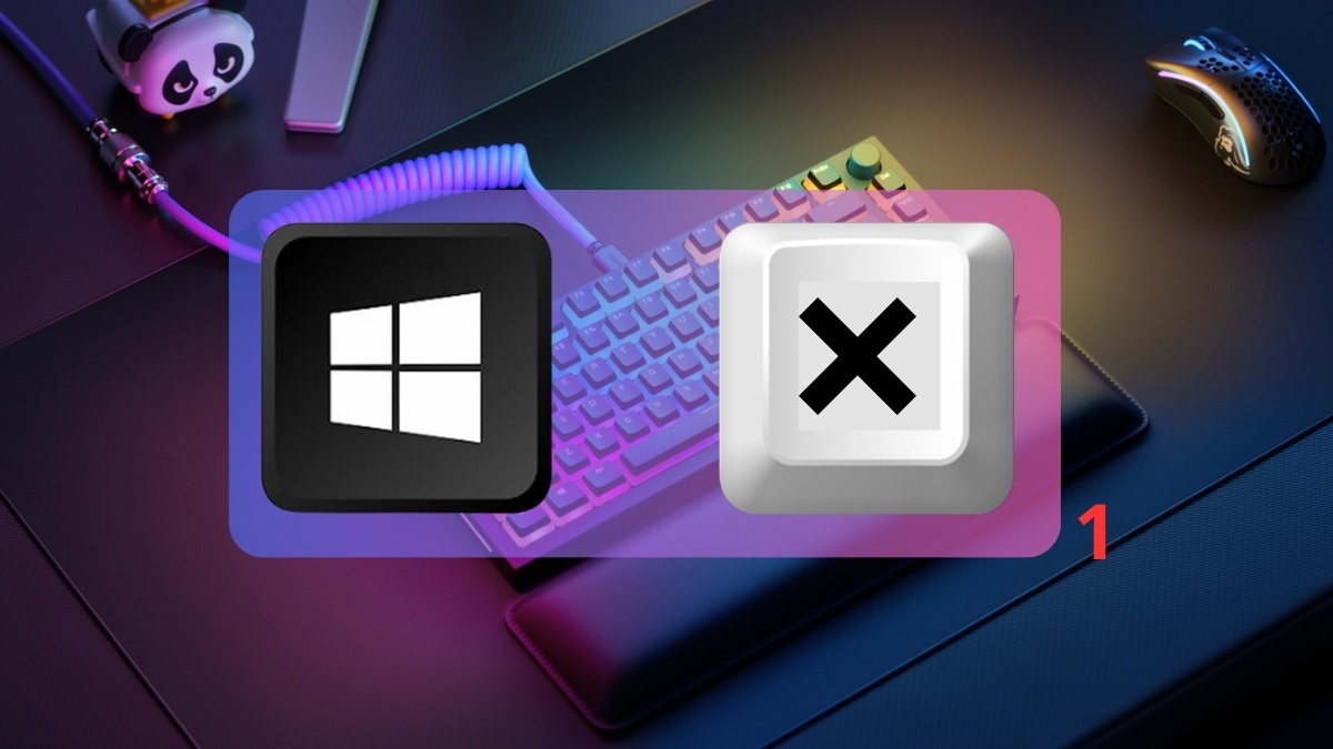 Cách mở menu Windows + X khi bàn phím không có phím Fn để cài đặt.