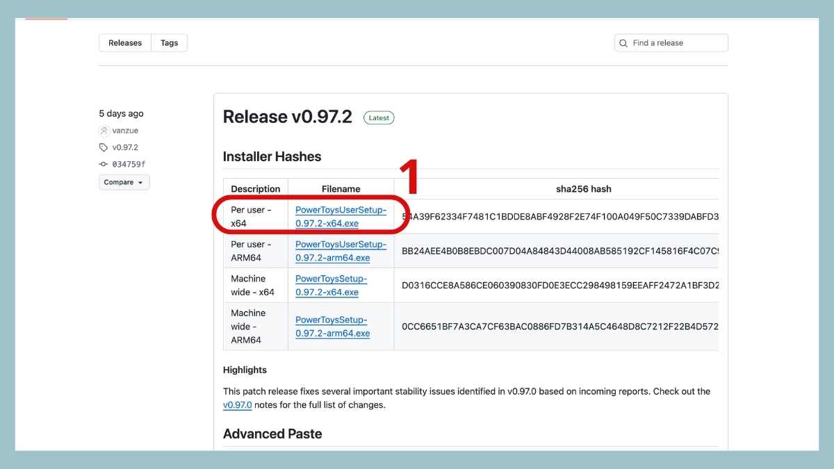 Tải phần mềm Microsoft PowerToys từ GitHub hỗ trợ bàn phím không có phím Fn.