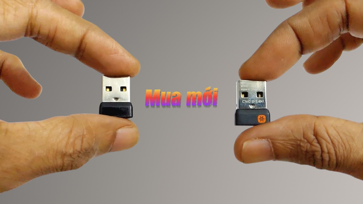 Kiểm tra mặt sau thiết bị xem bàn phím không dây mất usb có hỗ trợ Bluetooth.