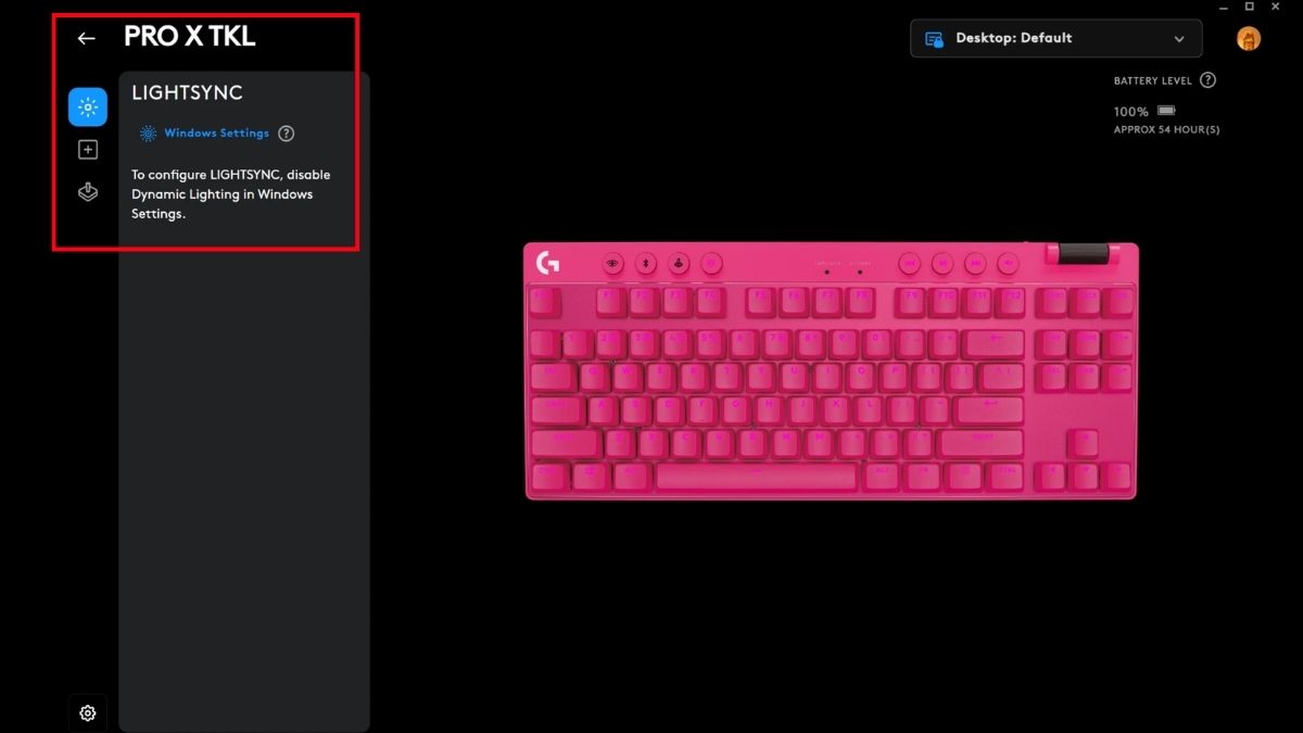 Tùy chỉnh hiệu ứng đèn LED RGB trong phần cài đặt bàn phím máy tính cơ.