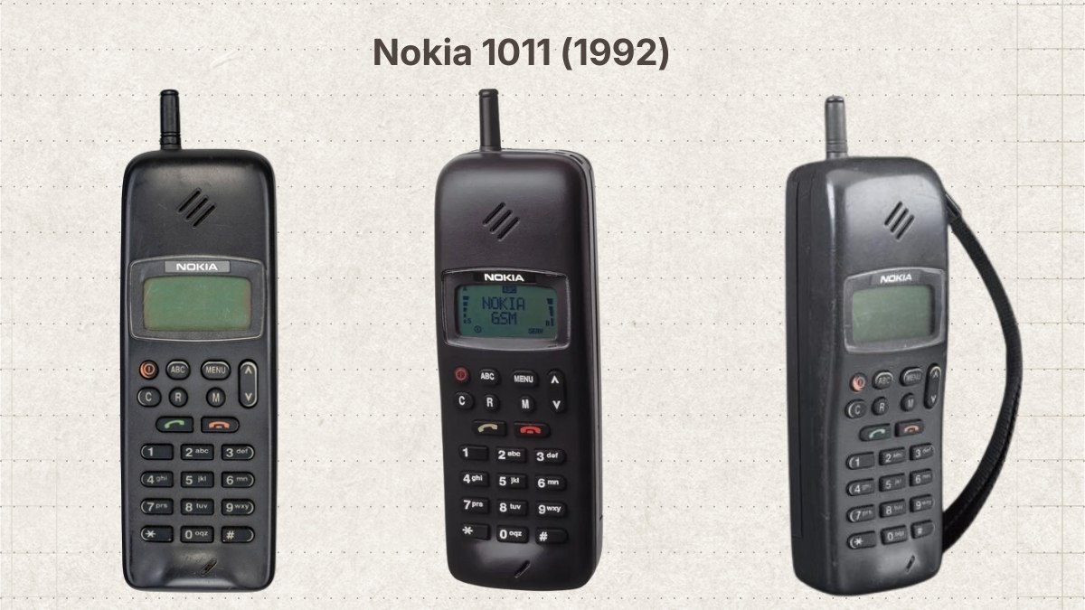 Mẫu Nokia 1011 huyền thoại trong các dòng điện thoại Nokia từ trước đến nay.