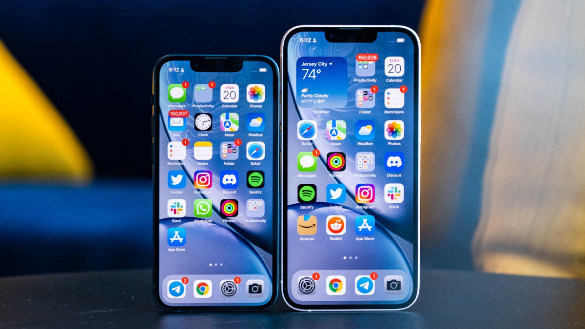 Các dòng iphone 13 gồm các phiên bản iphone 13 có công nghệ màn hình sắc nét.