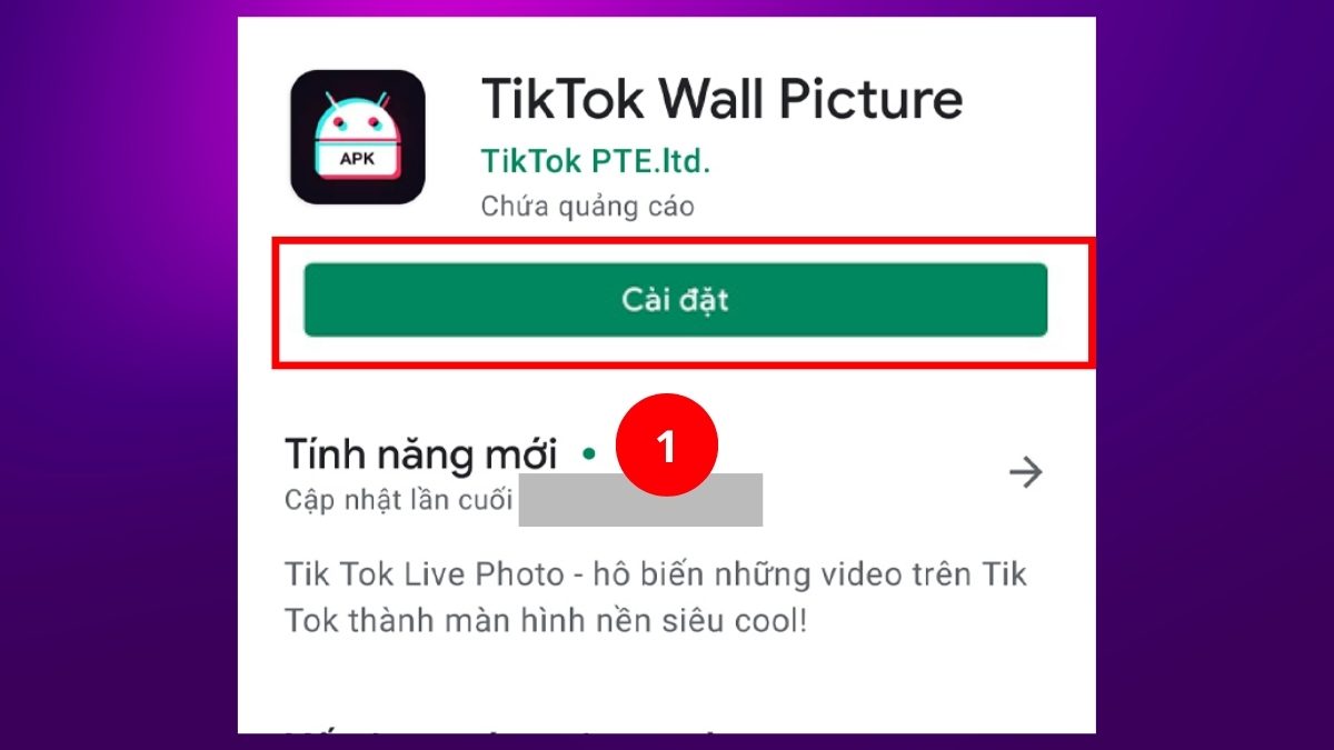 Tải ứng dụng hỗ trợ để thực hiện cách lấy video tiktok làm hình nền.