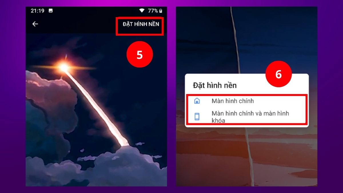 Cách lấy video tiktok làm hình nền thành công trên màn hình khóa Android.