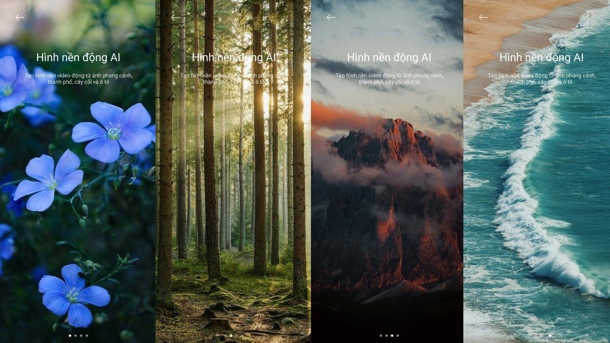 Xu hướng sử dụng AI tạo video độc đáo để đặt video làm hình nền android.