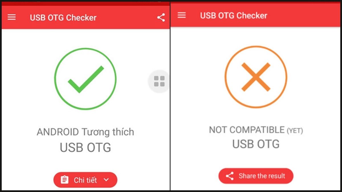 Hướng dẫn kiểm tra tính năng OTG Android bằng ứng dụng USB OTG Checker nhanh chóng.
