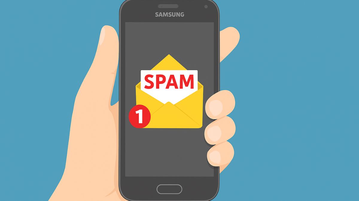 Minh họa các tin nhắn spam gây phiền toái cần tìm cách chặn tin nhắn rác trên samsung.