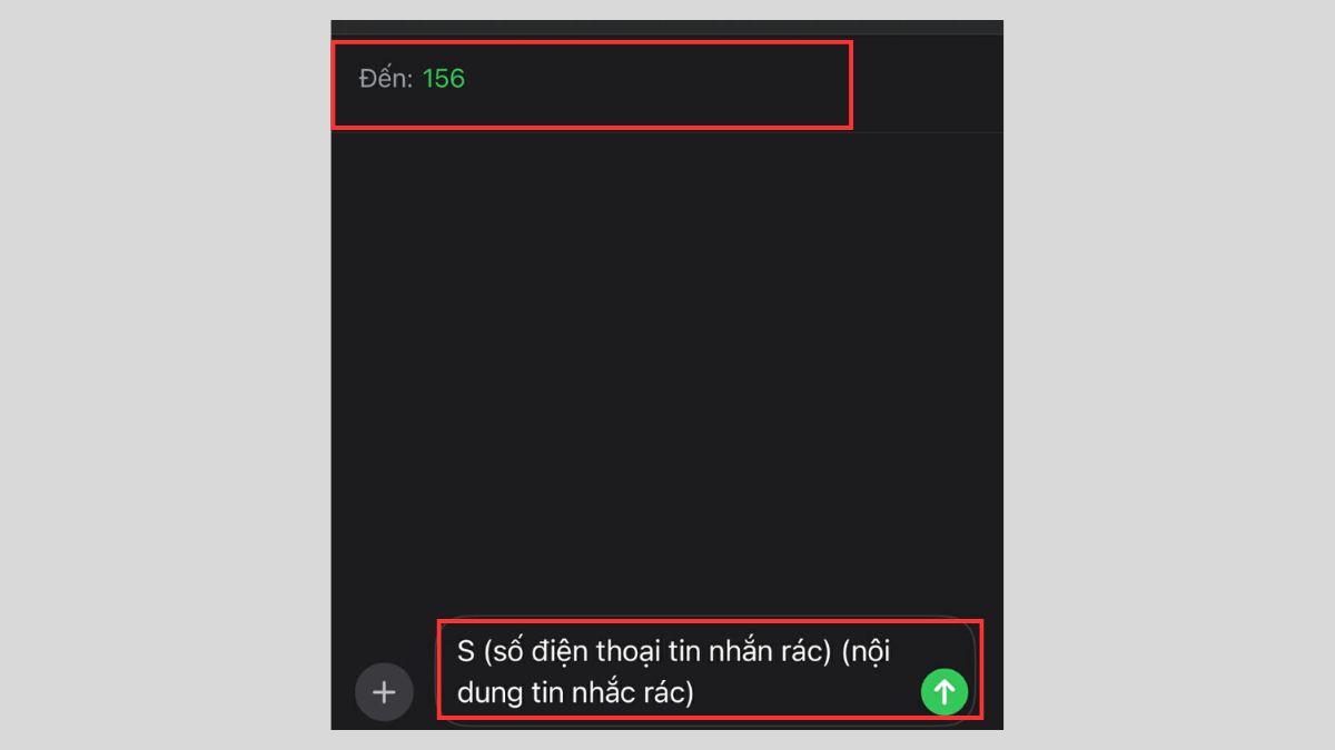 Hướng dẫn soạn tin nhắn theo cú pháp nhà mạng để chặn tin nhắn rác trên samsung.