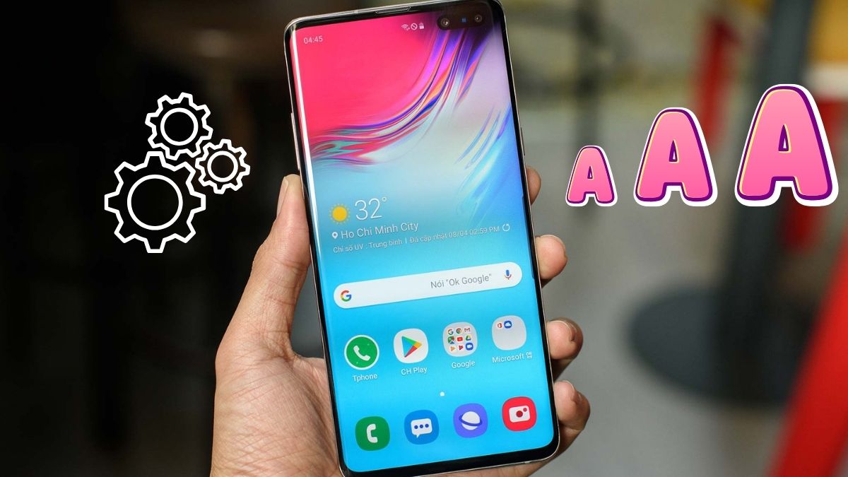 Khắc phục lỗi khi cách đổi phông chữ trên điện thoại hoặc cỡ chữ không áp dụng.