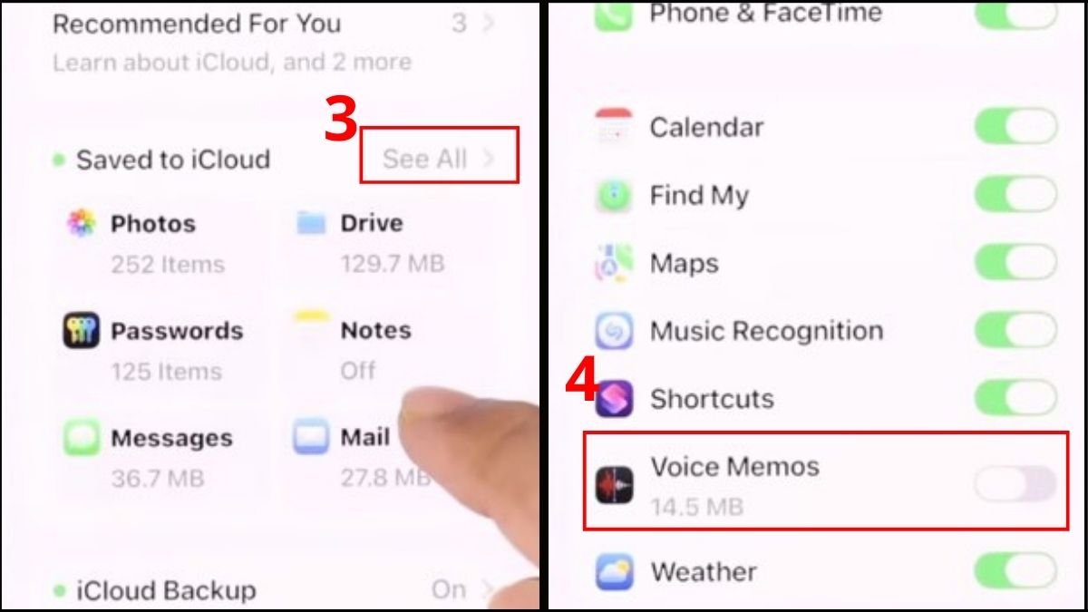 Bật tính năng đồng bộ Voice Memos để quản lý tệp ghi âm trên Apple Watch ngay từ iPhone.