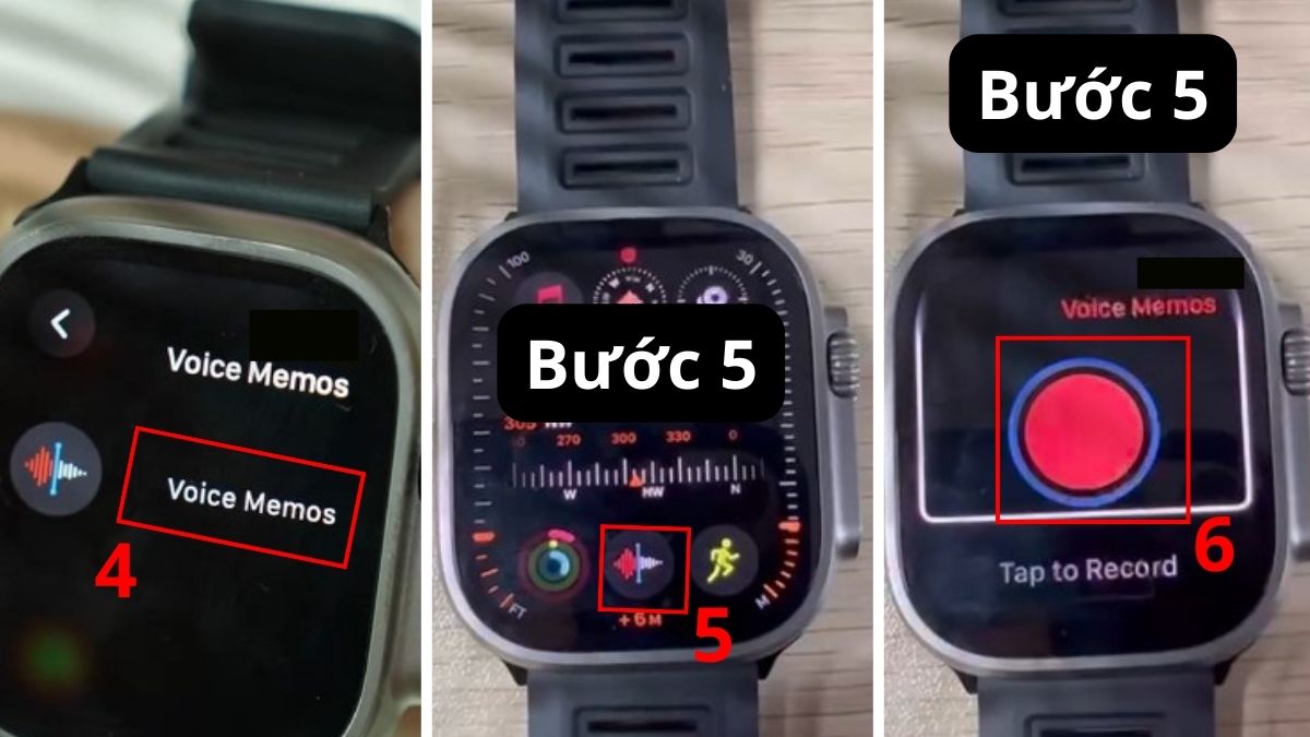 Thêm biểu tượng Voice Memos vào mặt đồng hồ giúp ghi âm trên Apple Watch chỉ với một chạm.