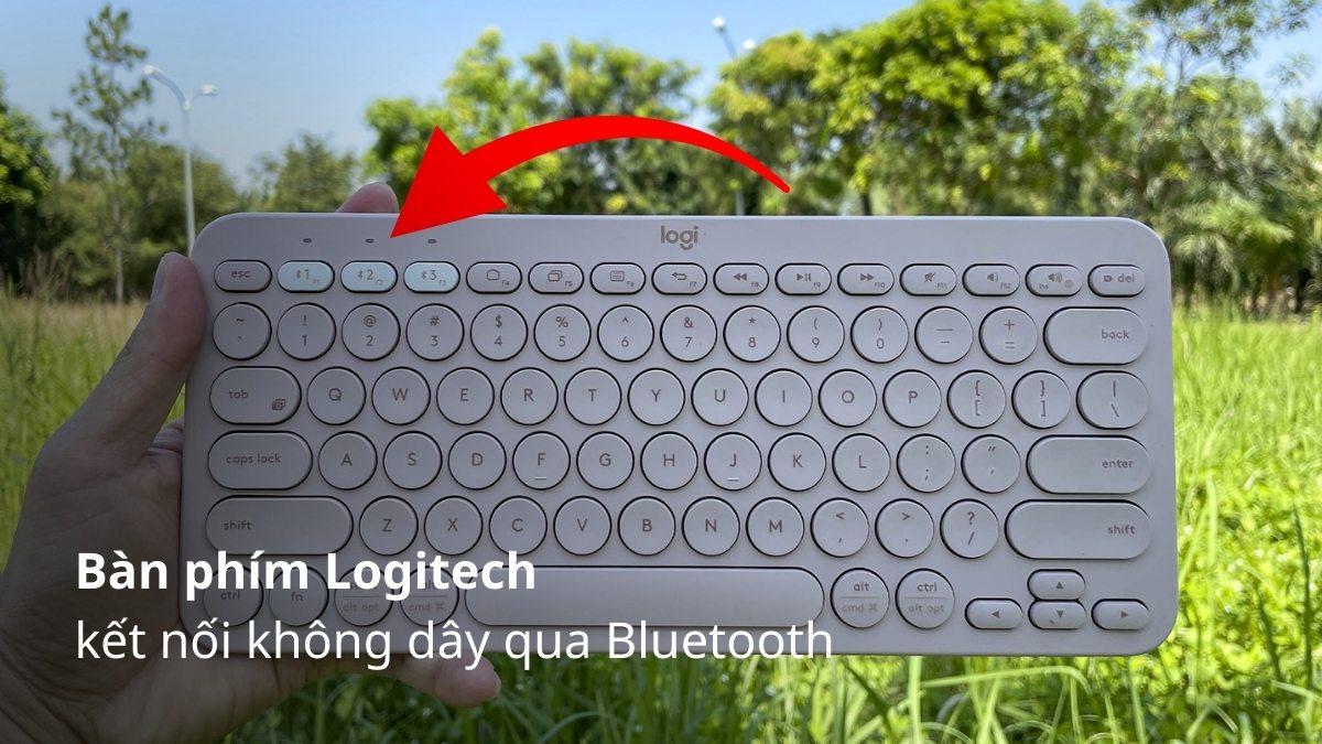 Cách kết nối bàn phím Logitech không dây qua Bluetooth với các nút Easy-Switch.