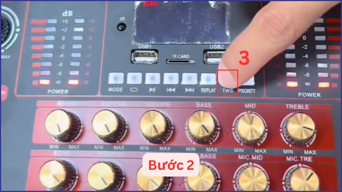 Sử dụng tính năng TWS là cách kết nối loa Nanomax với điện thoại cho hệ thống 2 loa.