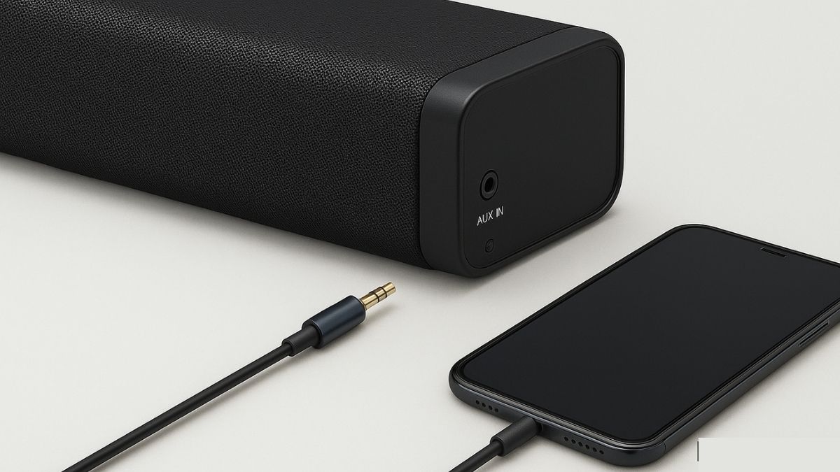 cách kết nối loa samsung với điện thoại có dây cắm jack aux in từ điện thoại vào loa di động