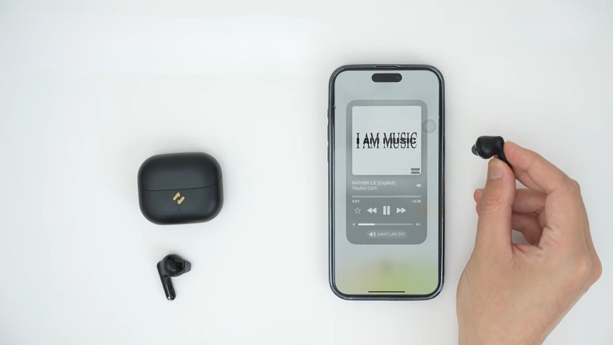 Thử phát nhạc trên điện thoại để kiểm tra cách kết nối tai nghe Havit đã ổn định.