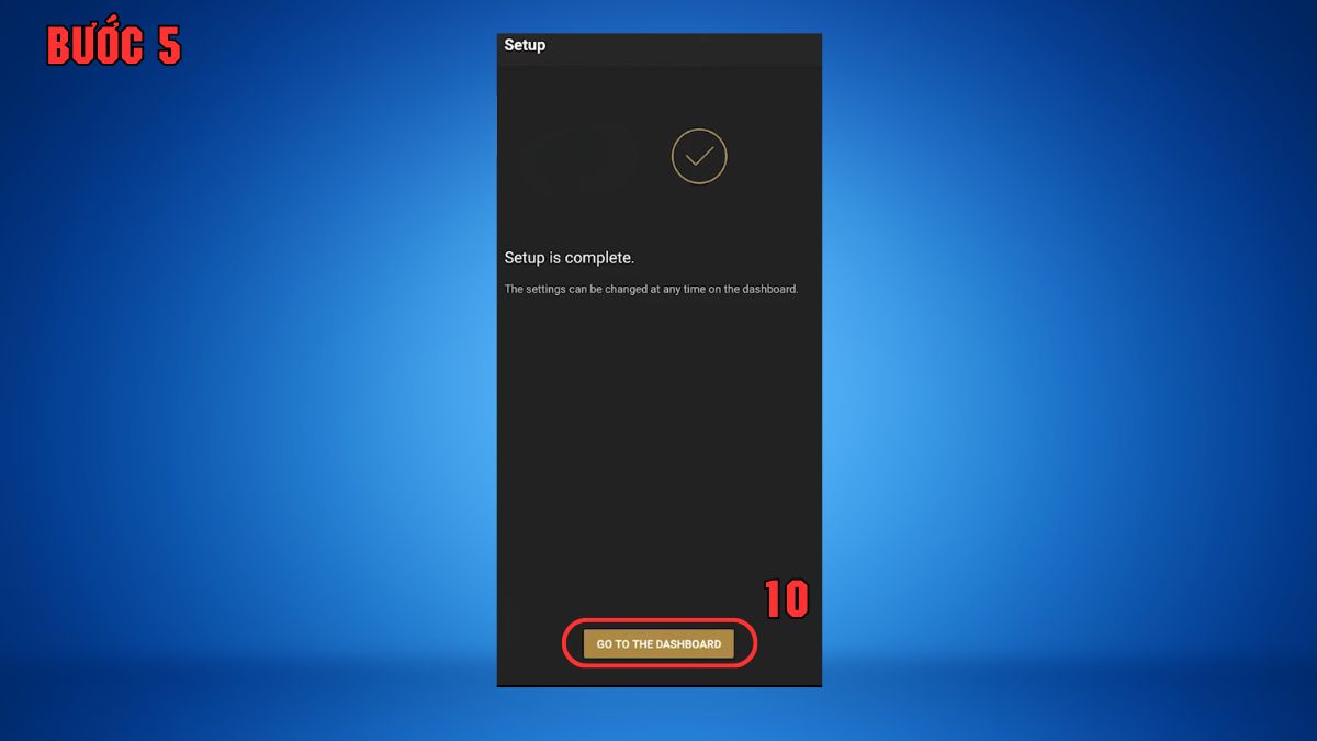 Giao diện Dashboard hoàn tất cách kết nối tai nghe Sony WH-CH520 với điện thoại.